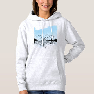 ​Minimalist Winter Mountain Adventure Sweatshirt - パーカ
