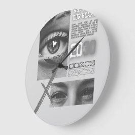 Minimalist Wood Wall Clock – 10" ラージ壁時計