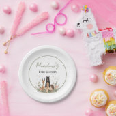 Minimalist Woodland Paper Plates ペーパープレート (パーティー)