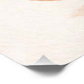 Minimalist Yoga Meditation Glossy Poster ポスター (コーナー)