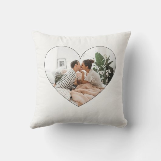 Minimalist You Are Loved Neutral Throw Pillow クッション (裏面)