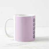 Minimalist Zen Buddhist Mudras Cup コーヒーマグカップ (左)