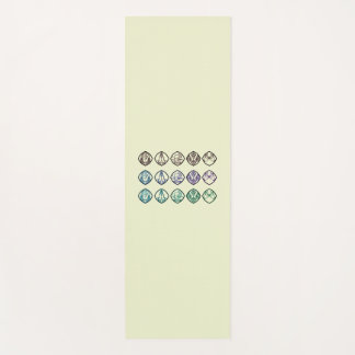 Minimalist Zen Buddhist Mudras Yoga mat ヨガマット