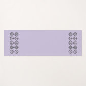 Minimalist Zen Buddhist Mudras Yoga mat ヨガマット (正面(横))