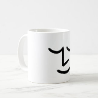 Minimalist Zen Face Mug コーヒーマグカップ