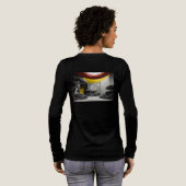 Minimalist Zen Garden T-Shirt – Mindfulness & Sere トライブレンドTシャツ (背面全体)