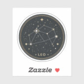 Minimalist Zodiac Constellation Sticker | Elegant シール (シート)