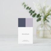 minimalista moderna elegante geometrica arquitecto 名刺 (スタンド正面)