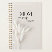 Minimalistic beige mom planner プランナー手帳 (正面)