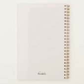 Minimalistic beige mom planner プランナー手帳 (裏面)
