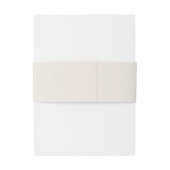 Minimalistic Beige Script Wedding 招待状ベリーバンド (裏面例)