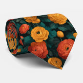 Minimalistic Birthday Gifts For Him Ranunculus Flo ネクタイ (ロール)