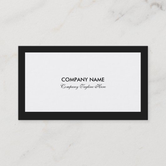 Minimalistic Black and White 名刺 (正面)