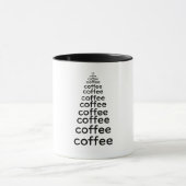 Minimalistic Black Coffee Tree Mug マグカップ (中央)