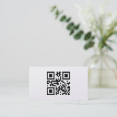Minimalistic business card, platinum 名刺 (スタンド正面)