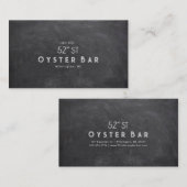 Minimalistic Chalkboard Style 名刺 (正面/裏面)