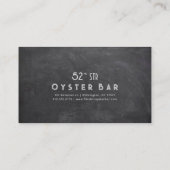 Minimalistic Chalkboard Style 名刺 (裏面)