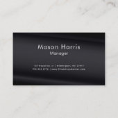 Minimalistic Deco Style | Black Pearl 名刺 (裏面)