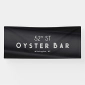 Minimalistic Deco Style | Black Pearl 横断幕 (横)