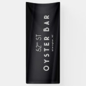 Minimalistic Deco Style | Black Pearl 横断幕 (縦)