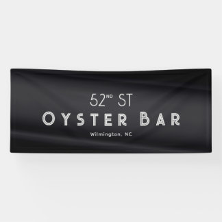 Minimalistic Deco Style | Black Pearl 横断幕