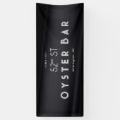 Minimalistic Deco Style | Black Pearl 横断幕 (縦)