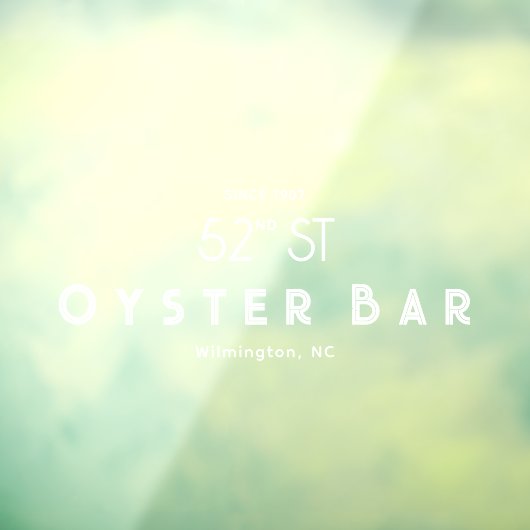 Minimalistic Deco Style | White ウィンドウサイン (シート3)