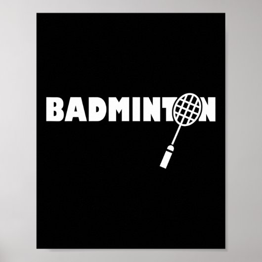Minimalistic Dminton - Racquet Shuttle Dminton  ポスター (正面)