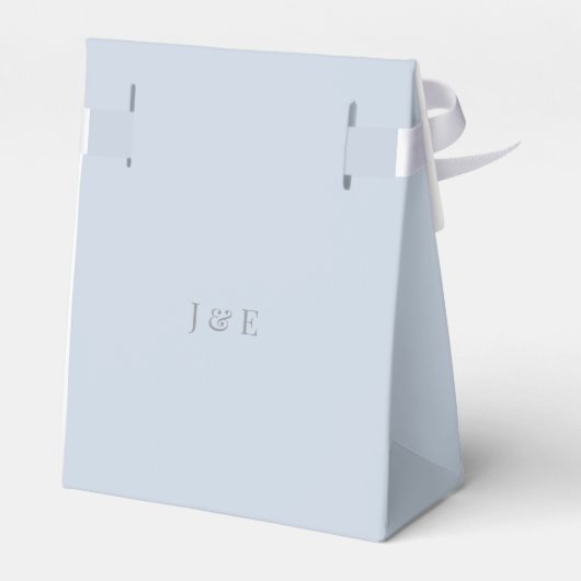 Minimalistic Elegant Typography Dusky Blue フェイバーボックス (裏面サイド)