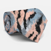 Minimalistic Fathers Day Tiger Print ネクタイ (ロール)