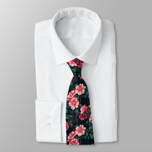 Minimalistic Gifts For Guys Gardenias Floral ネクタイ (タイ)