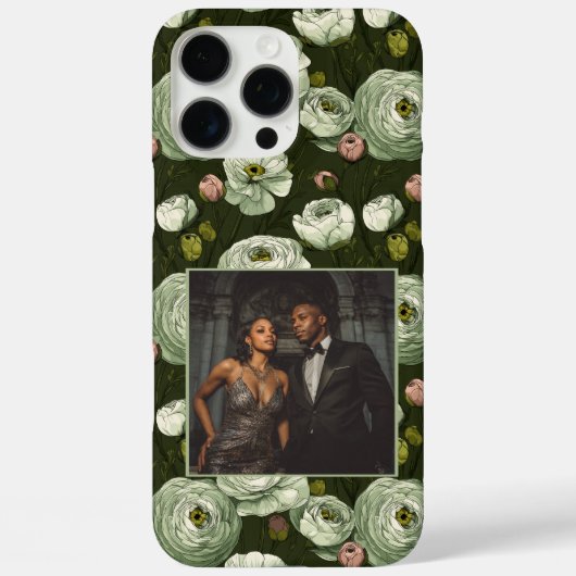 Minimalistic Girls Gift Ranunculus Photo  Case-Mate iPhoneケース (裏面)