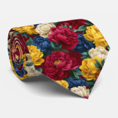 Minimalistic Graduation Gifts For Him Peonies Flow ネクタイ (ロール)