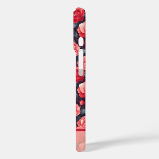 Minimalistic Holiday Gift Rose Floral Custom Case-Mate iPhoneケース (裏面 / 左)