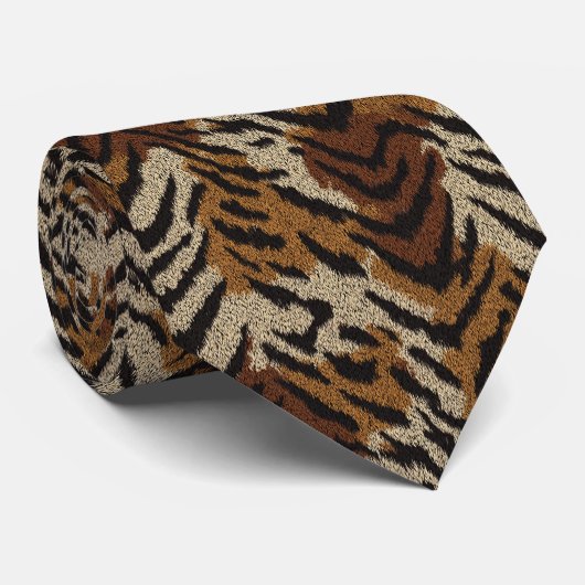 Minimalistic Men Gifts Tiger ネクタイ (ロール)