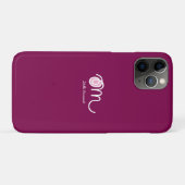 Minimalistic Om Handwritten Personalized Case-Mate iPhoneケース (裏面(横))