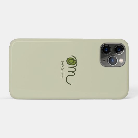 Minimalistic Om Handwritten Personalized Case-Mate iPhoneケース (裏面(横))