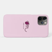 Minimalistic Om Handwritten Personalized Case-Mate iPhoneケース (裏面(横))