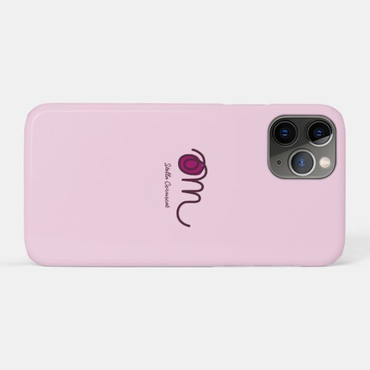 Minimalistic Om Handwritten Personalized Case-Mate iPhoneケース (裏面(横))