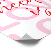 Minimalistic poster All we need is love  ポスター (角)