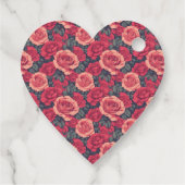 Minimalistic Rose Floral Spring Birthday フェイバータグ (裏面)