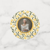 Minimalistic Tulip Themed First Birthday Gift コンフェッティ (スモール正面)