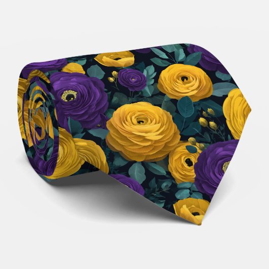 Minimalistic Valentine Gifts For Husband Ranunculu ネクタイ (ロール)