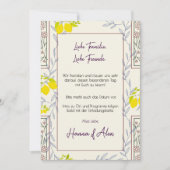 Minimalistic Vintage Botanical Save the Date (正面)