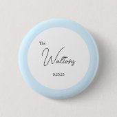 Minimalistic Wedding Button 缶バッジ (正面)