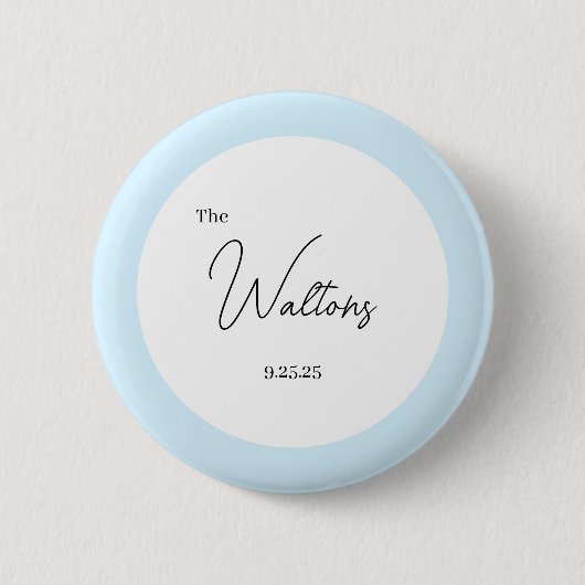 Minimalistic Wedding Button 缶バッジ (正面)