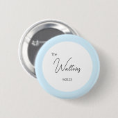 Minimalistic Wedding Button 缶バッジ (正面&裏面)