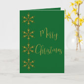 Minimalistic Yellow Snowflake Hand Drawn Art カード (黄色い花)