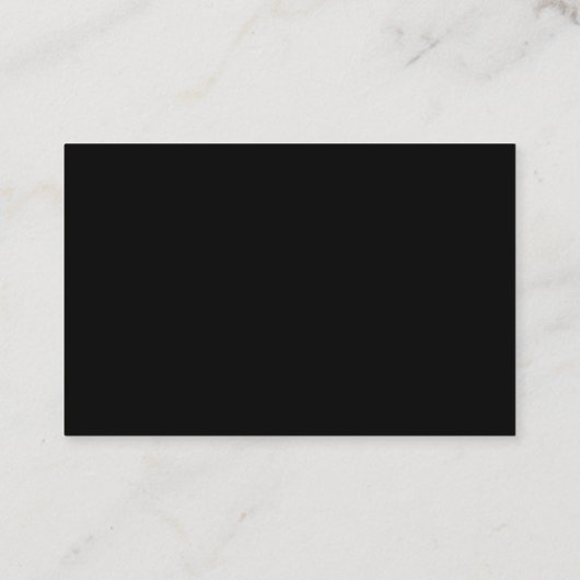 Minimalistisch Elegante Schwarz Weiß Visitenkarte 名刺 (裏面)