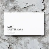Minimalistisch Visitenkarten 名刺